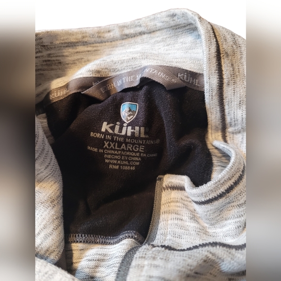 Kuhl Alloy Heathered Gray 1/4 Zip Pullover Size XXL - Picture 3 of 10